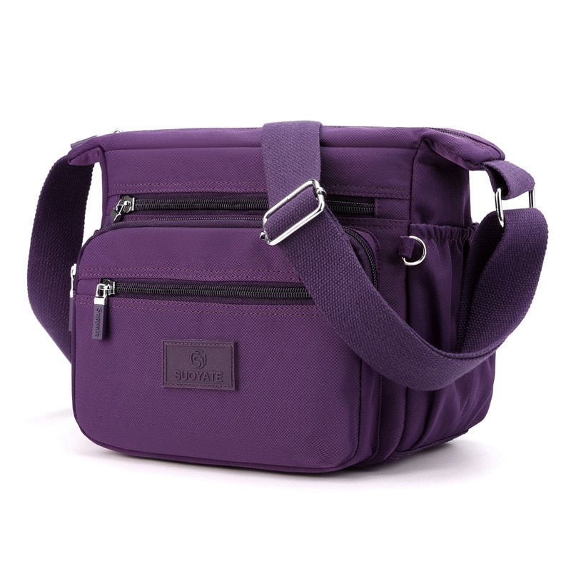 Bolsa Compacta Resistente à Água e Fechamento em Zíper