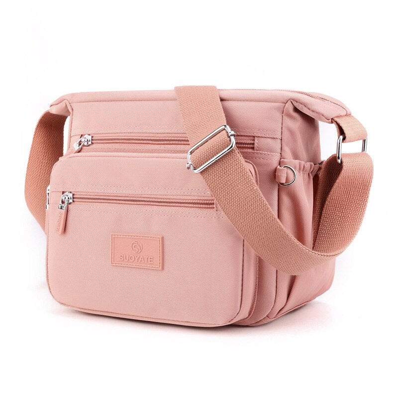 Bolsa Compacta Resistente à Água e Fechamento em Zíper
