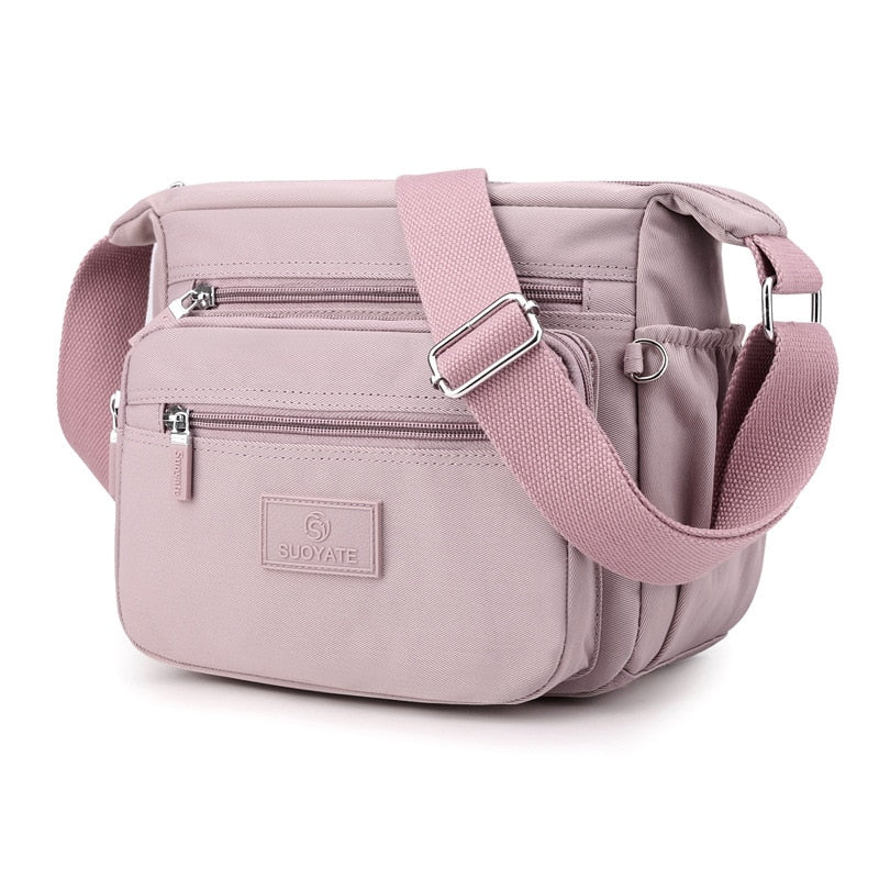 Bolsa Compacta Resistente à Água e Fechamento em Zíper