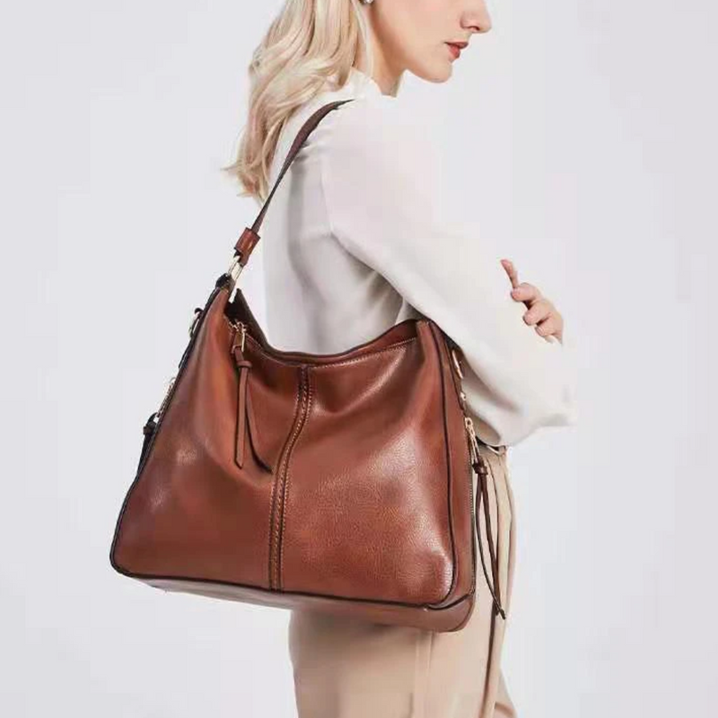 Bolsa Feminina de Couro Impermeável Versátil