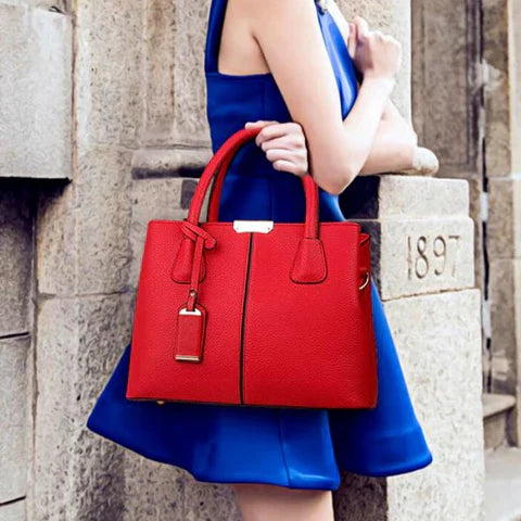 Bolsa Feminina de Ombro em Couro