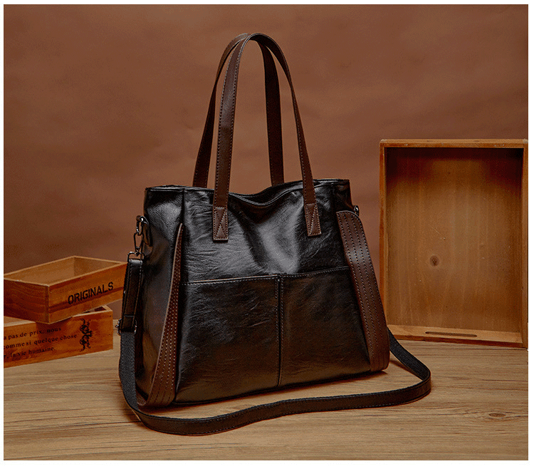 Bolsa Tote Feminina de Couro Versátil