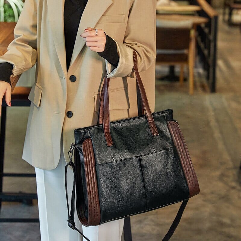 Bolsa Tote Feminina de Couro Versátil