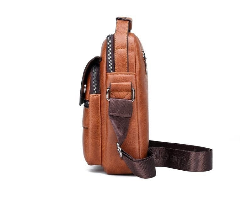Bolsa Masculina de Couro + Carteira de Couro